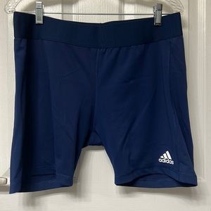 Blue Adidas shorts